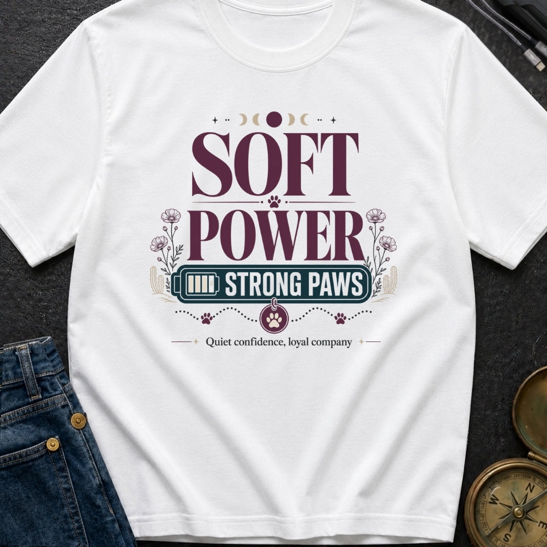 Soft Power Strong Paws - T-Shirt