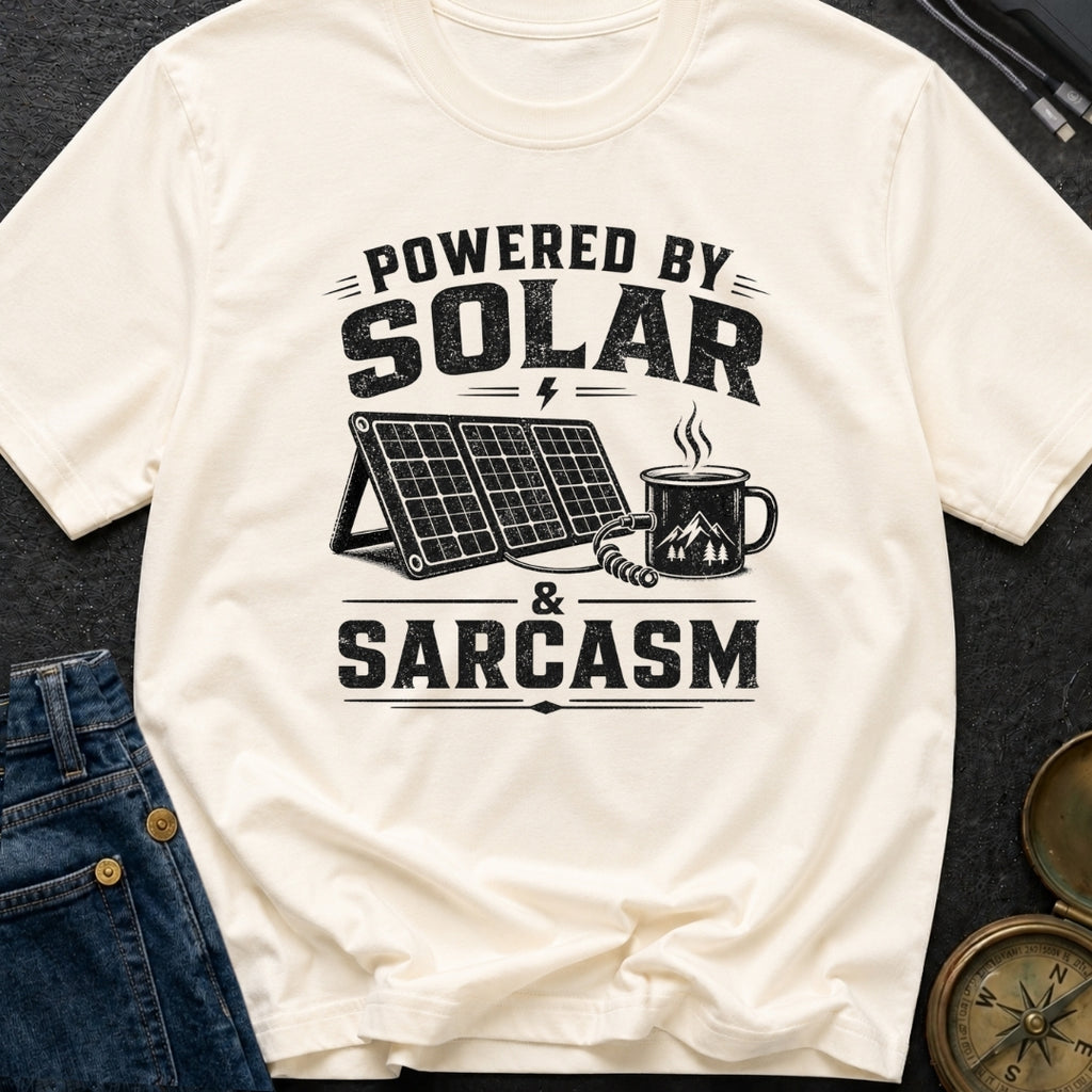 Solar Powered Sarcasm - T-Shirt