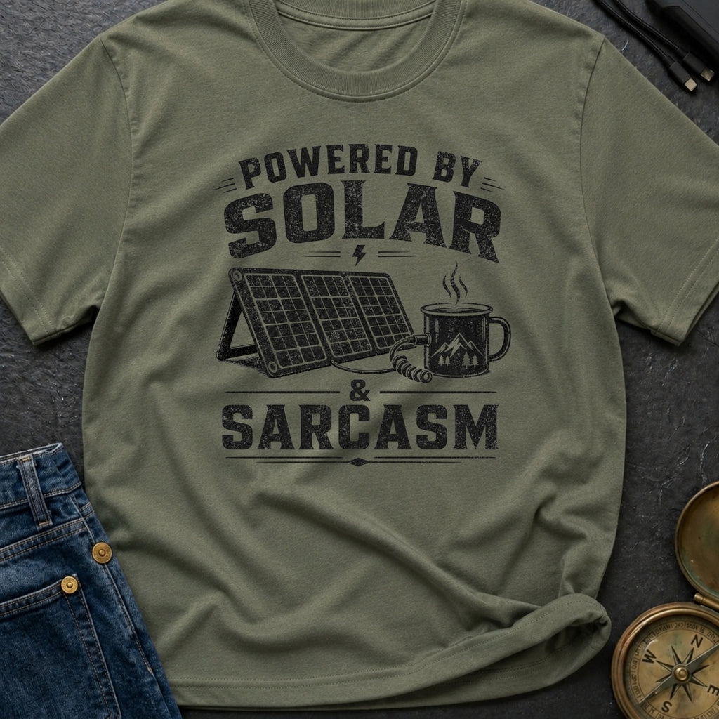 Solar Powered Sarcasm - T-Shirt