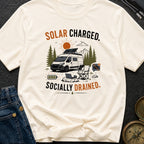Solar Charged Socially Done - T-Shirt