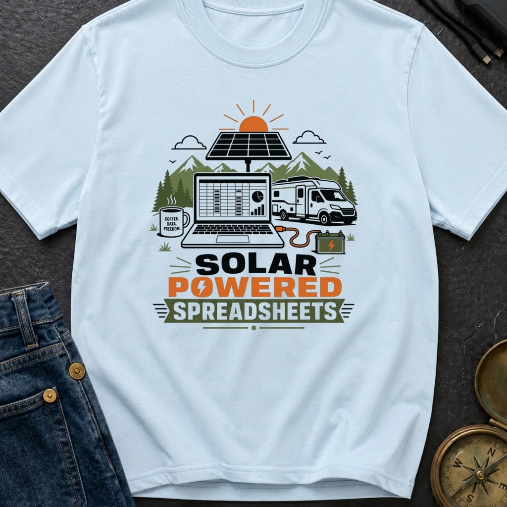 Solar Powered Spreadsheets - T-Shirt