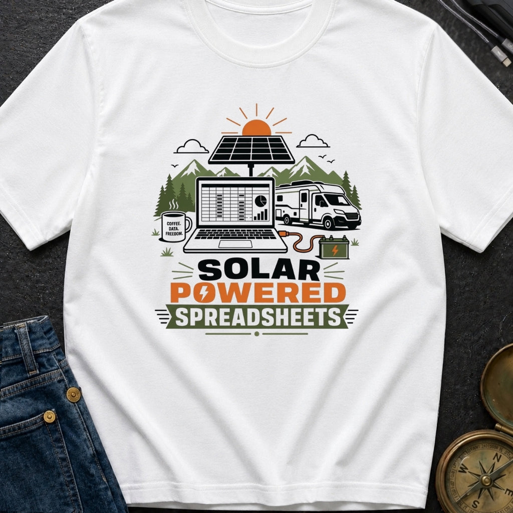 Solar Powered Spreadsheets - T-Shirt