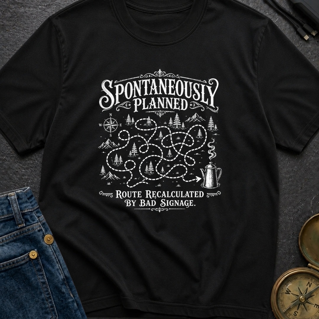 Spontaneous According to Plan - T-Shirt