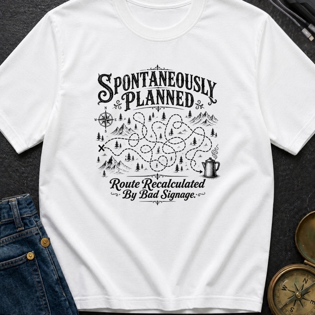 Spontaneous According to Plan - T-Shirt