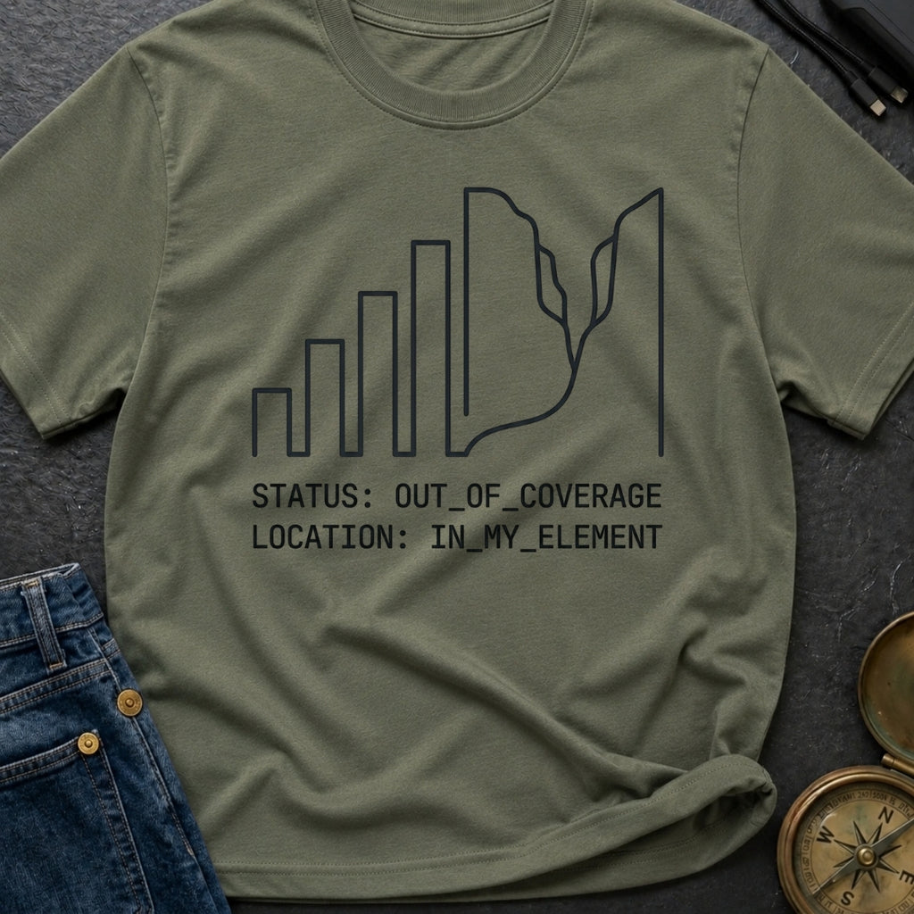 Signal Lost, Adventure On - T-Shirt