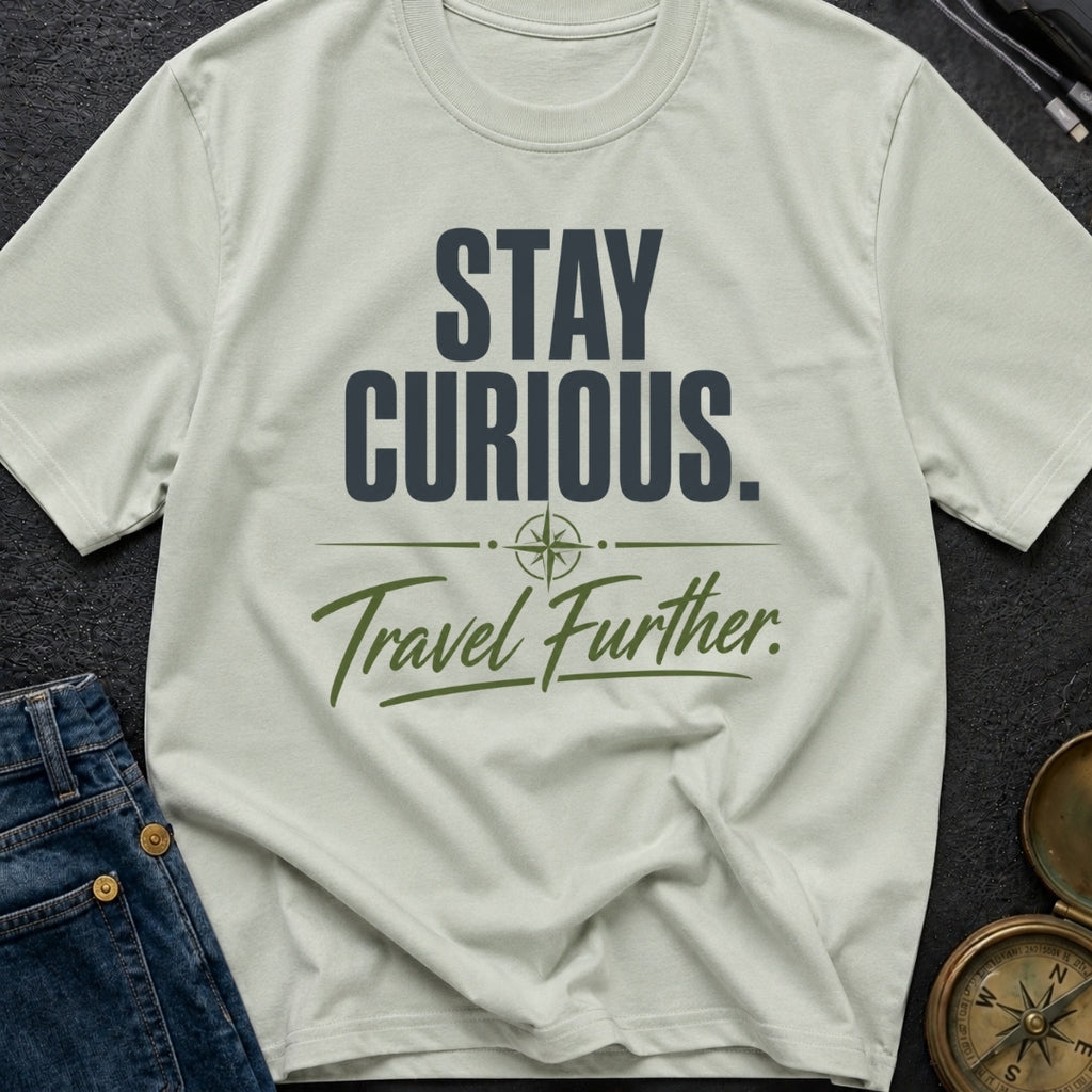Curiosity Travels Further - T-Shirt