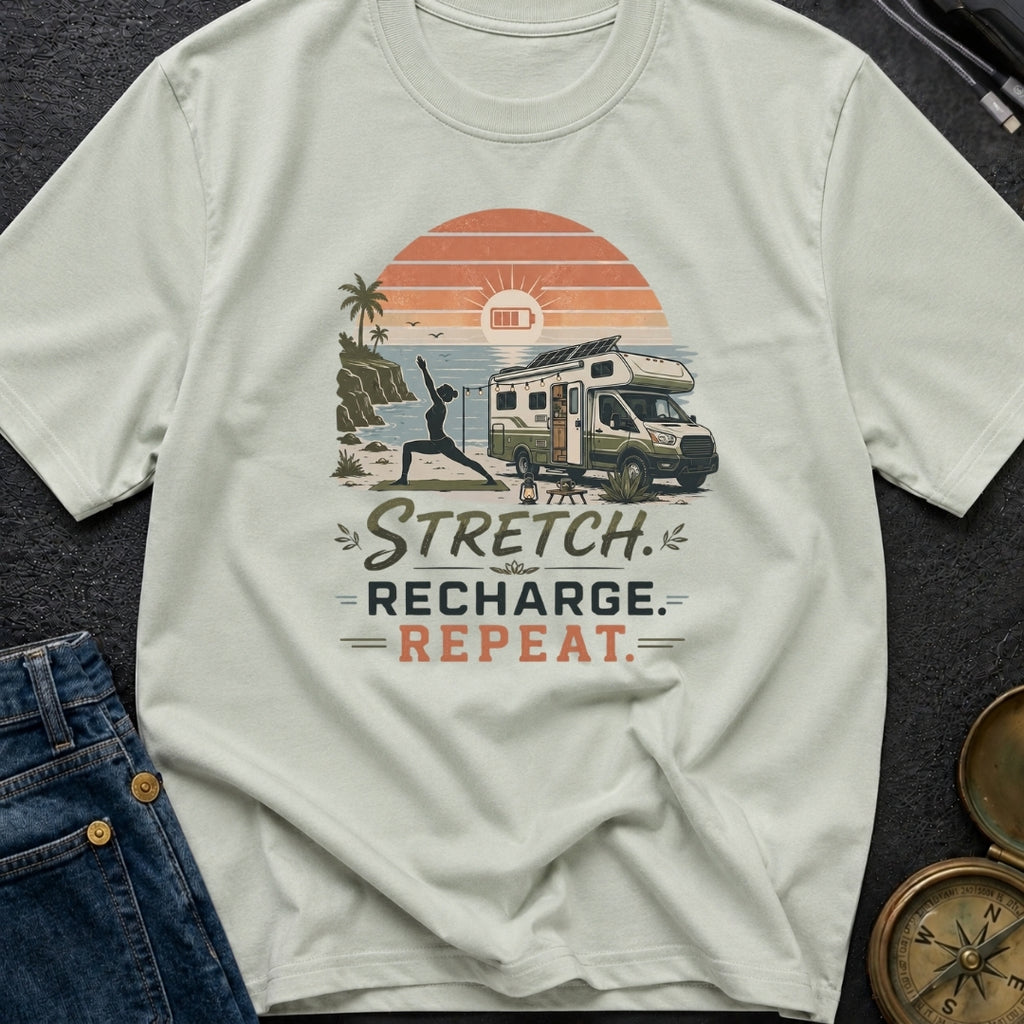 Stretch Recharge Repeat - T-Shirt