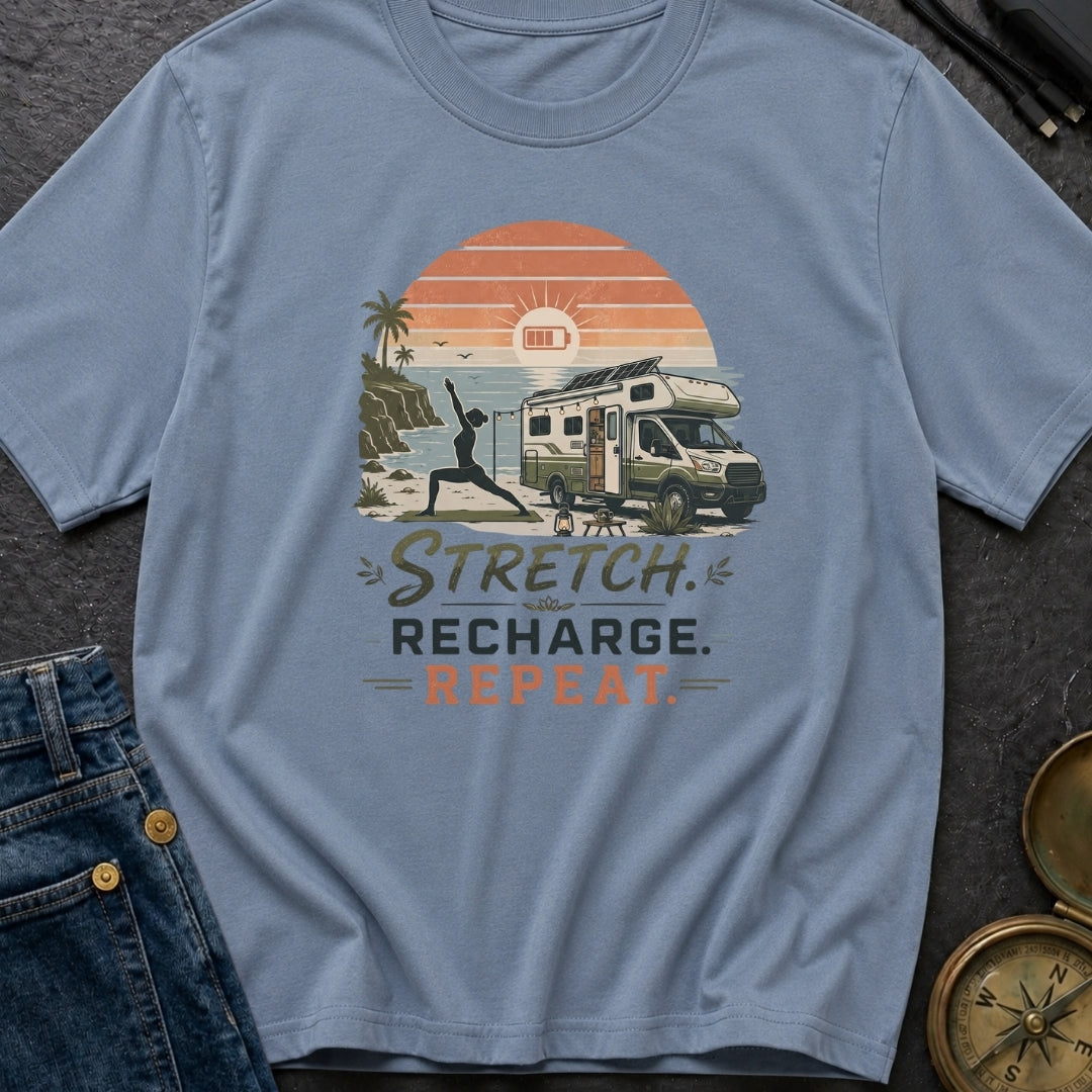 Stretch Recharge Repeat - T-Shirt