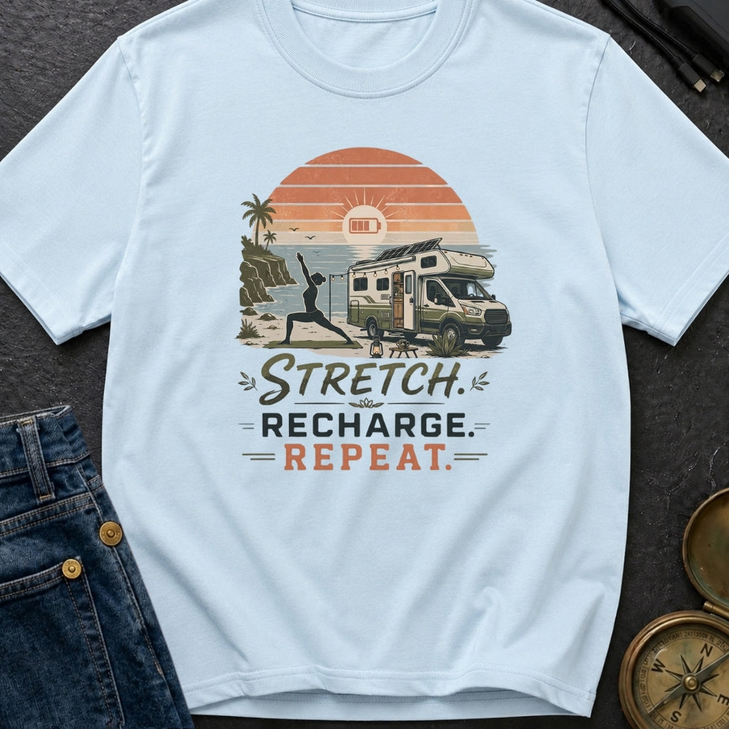 Stretch Recharge Repeat - T-Shirt
