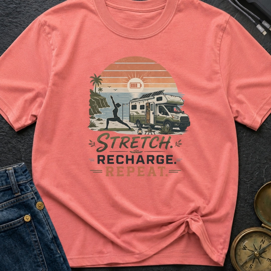 Stretch Recharge Repeat - T-Shirt