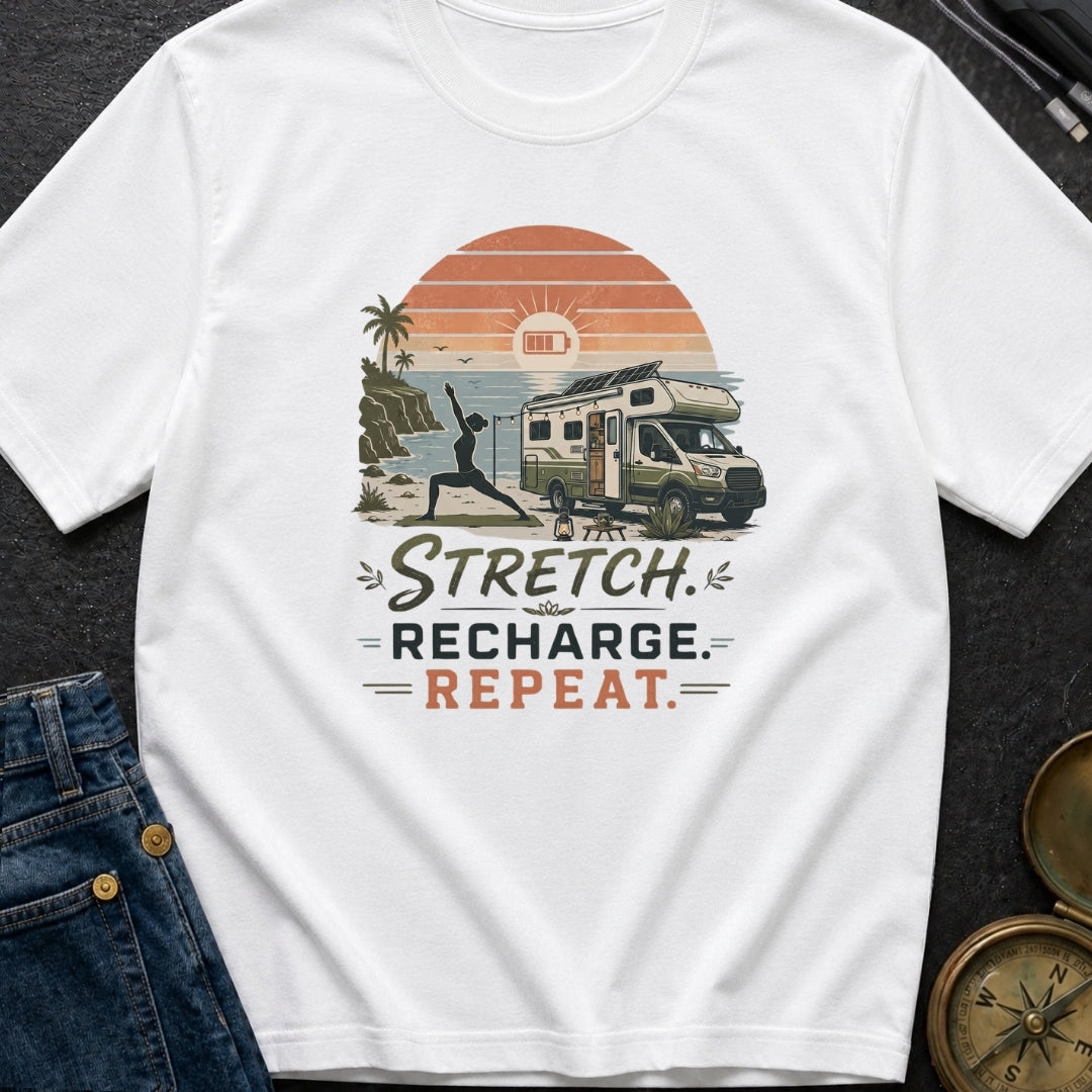 Stretch Recharge Repeat - T-Shirt