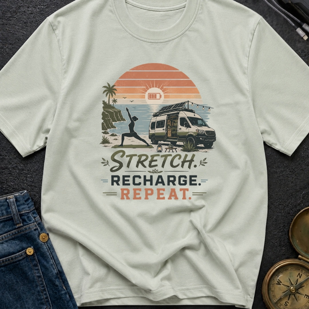 Stretch Recharge Repeat - T-Shirt