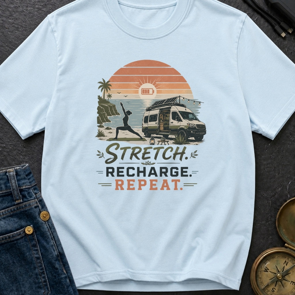 Stretch Recharge Repeat - T-Shirt
