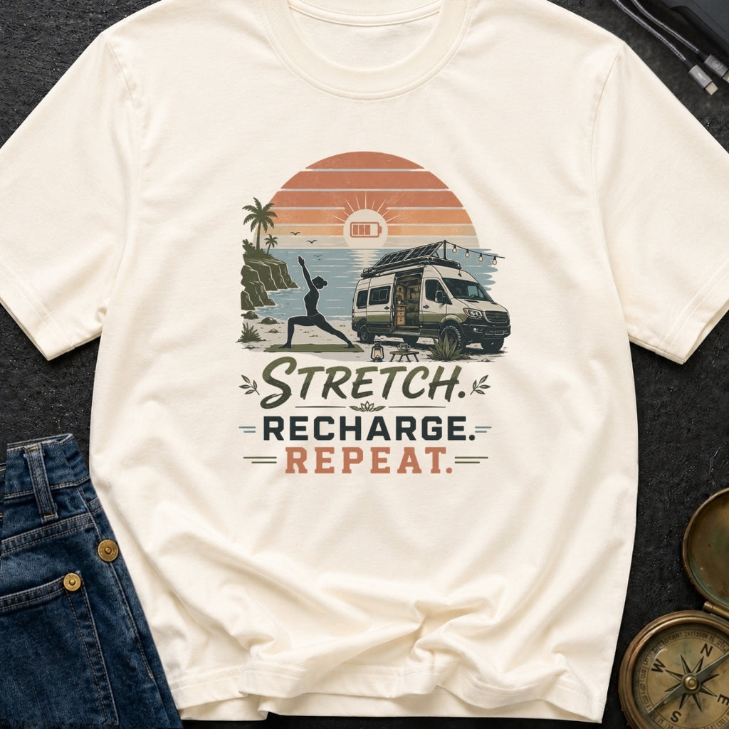 Stretch Recharge Repeat - T-Shirt
