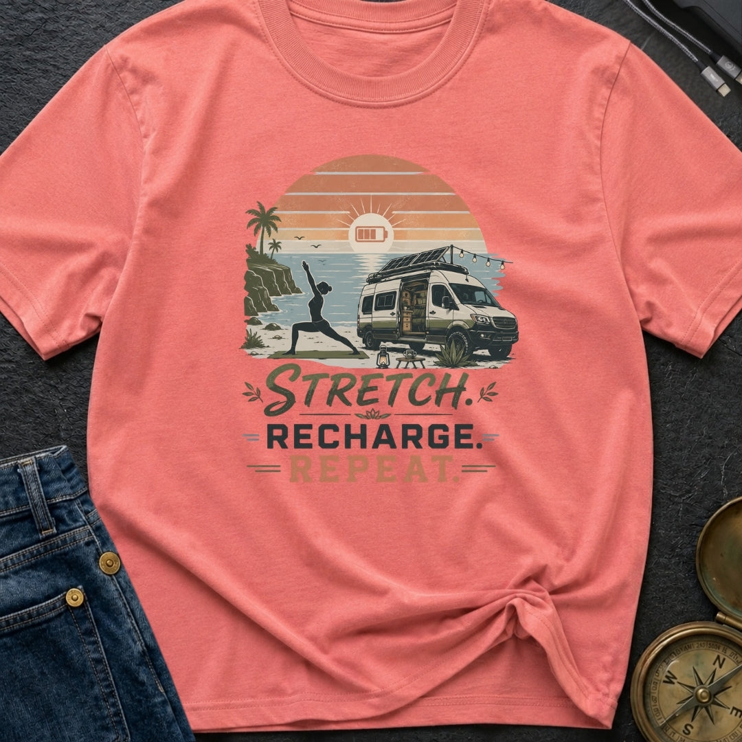 Stretch Recharge Repeat - T-Shirt