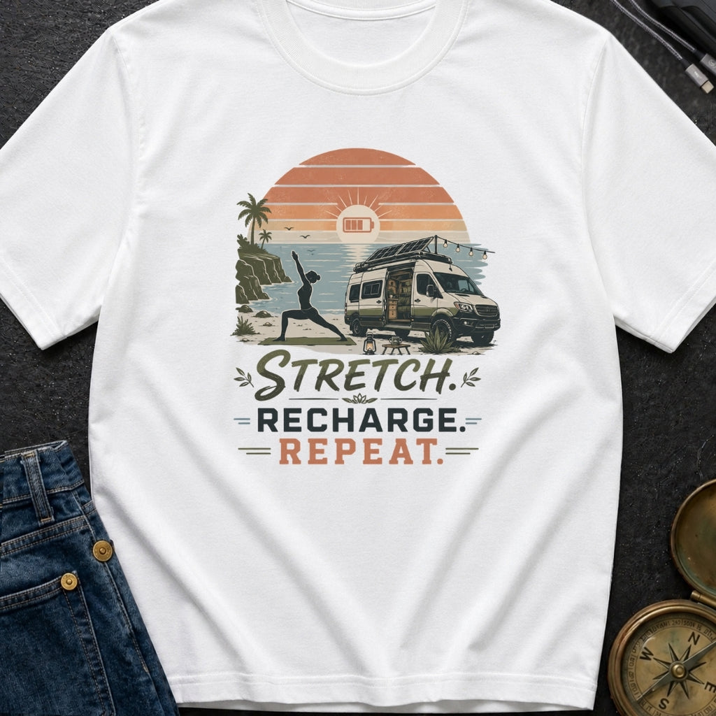 Stretch Recharge Repeat - T-Shirt