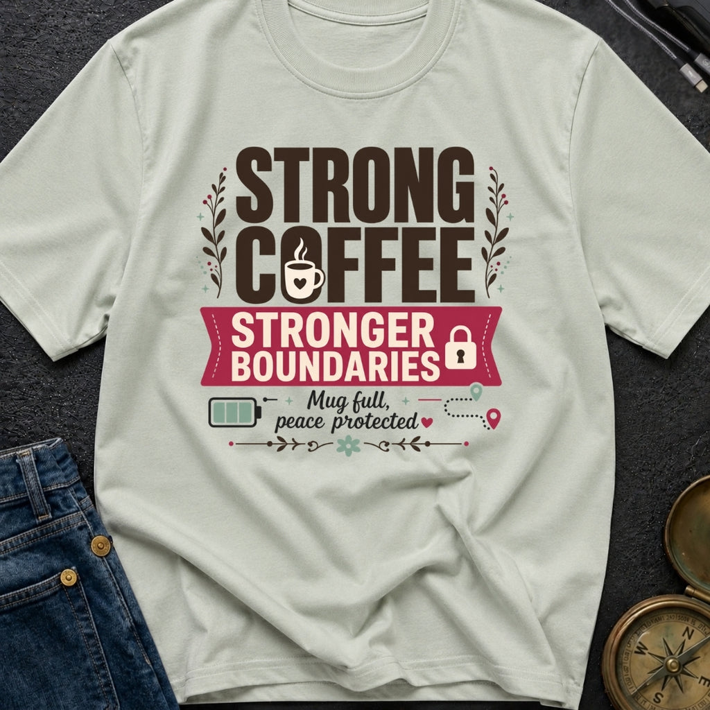 Caffeinated Boundary Boss - T-Shirt
