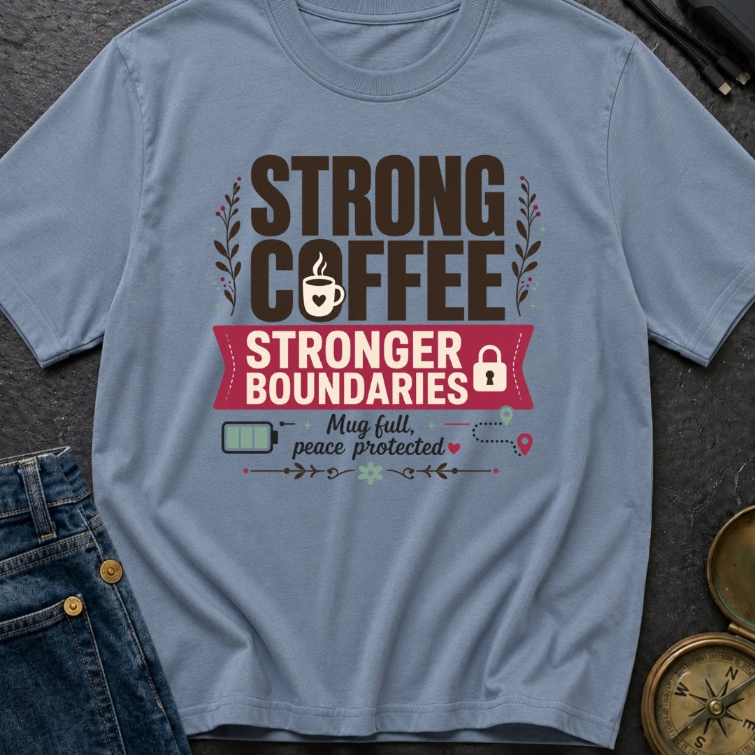 Caffeinated Boundary Boss - T-Shirt