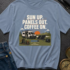 Panels Out Coffee On - T-Shirt
