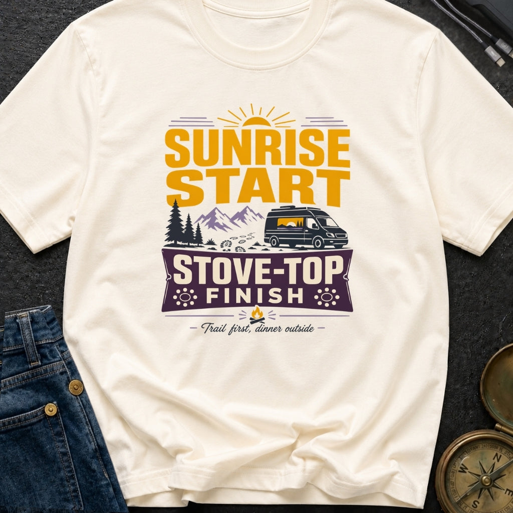 Sunrise To Stove Top - T-Shirt