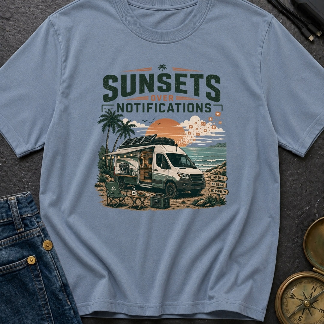 Sunsets Over Screens - T-Shirt