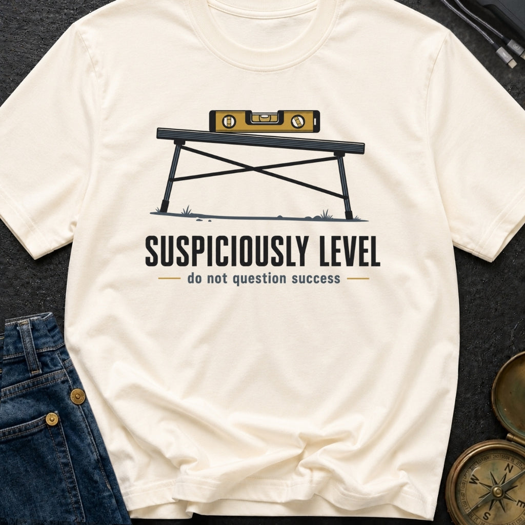 Suspiciously Level - T-Shirt