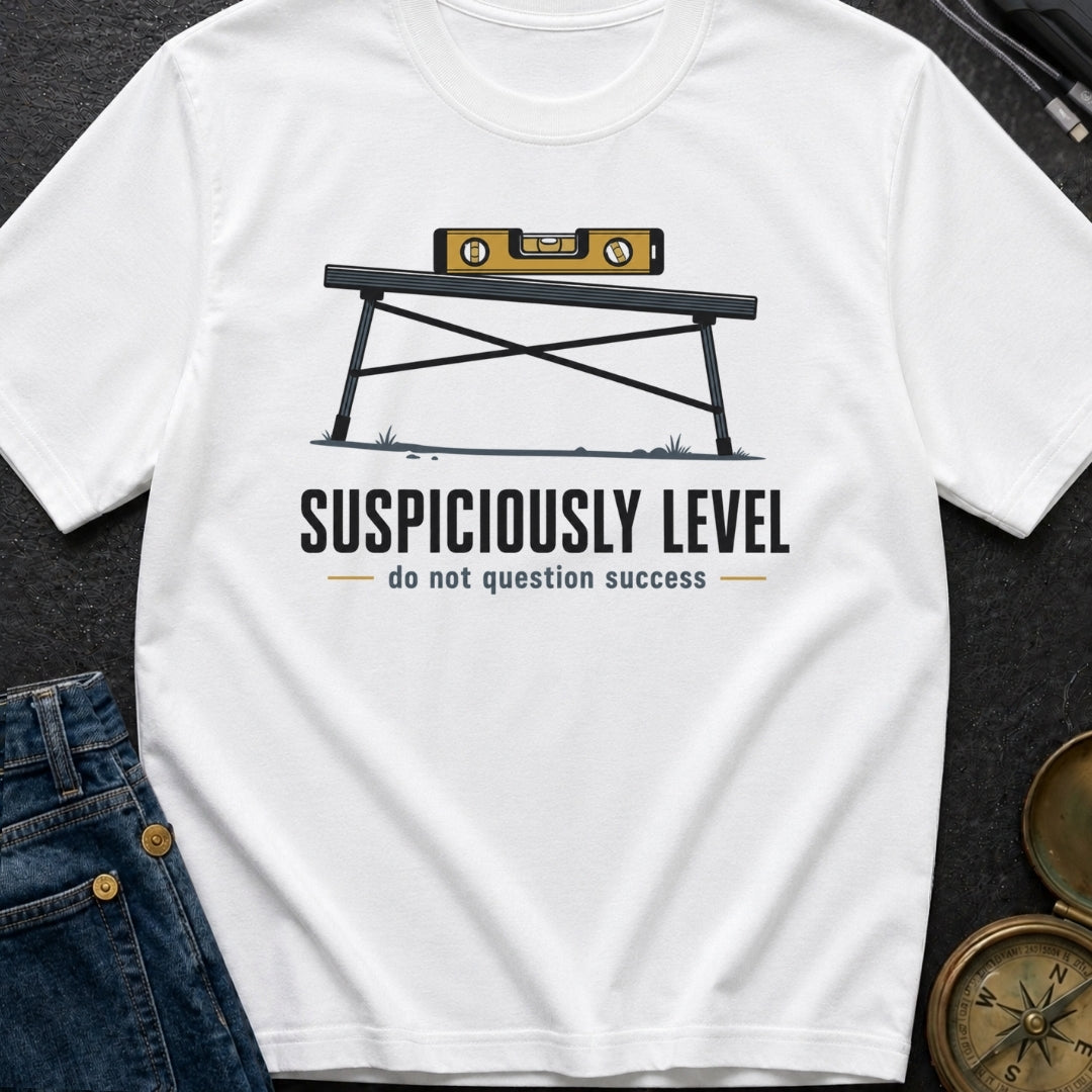 Suspiciously Level - T-Shirt