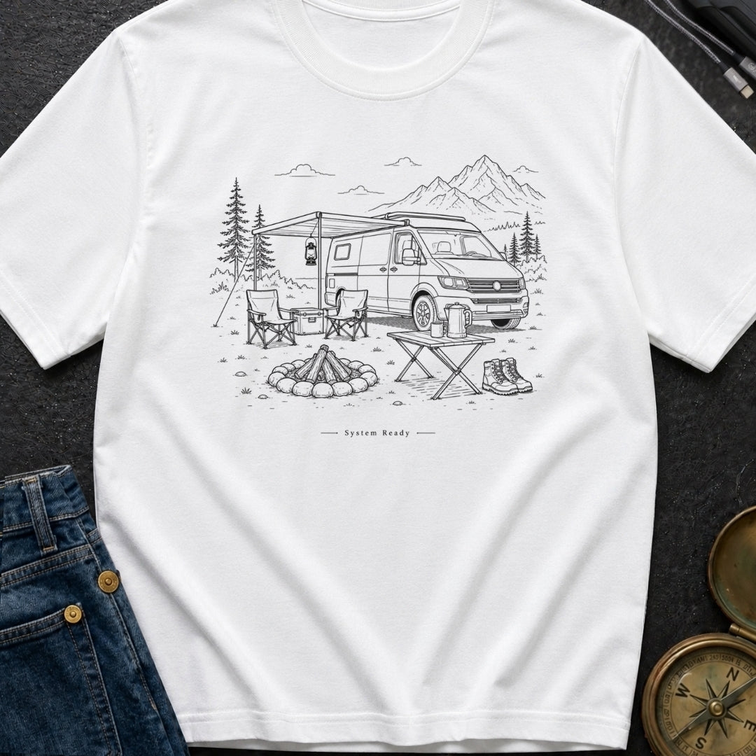 Vanlife HQ Setup - T-Shirt