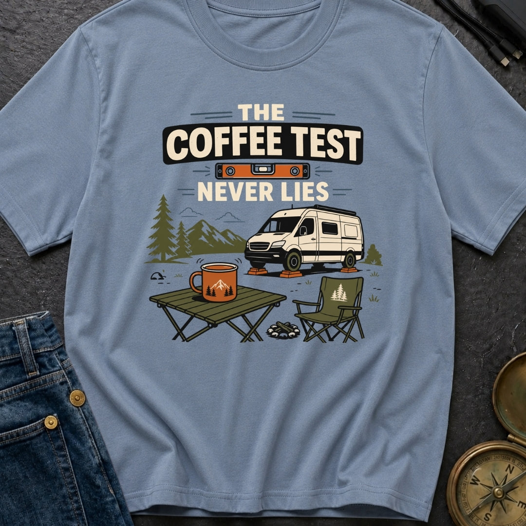 The Coffee Never Lies - T-Shirt