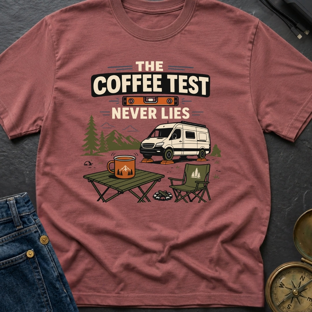 The Coffee Never Lies - T-Shirt
