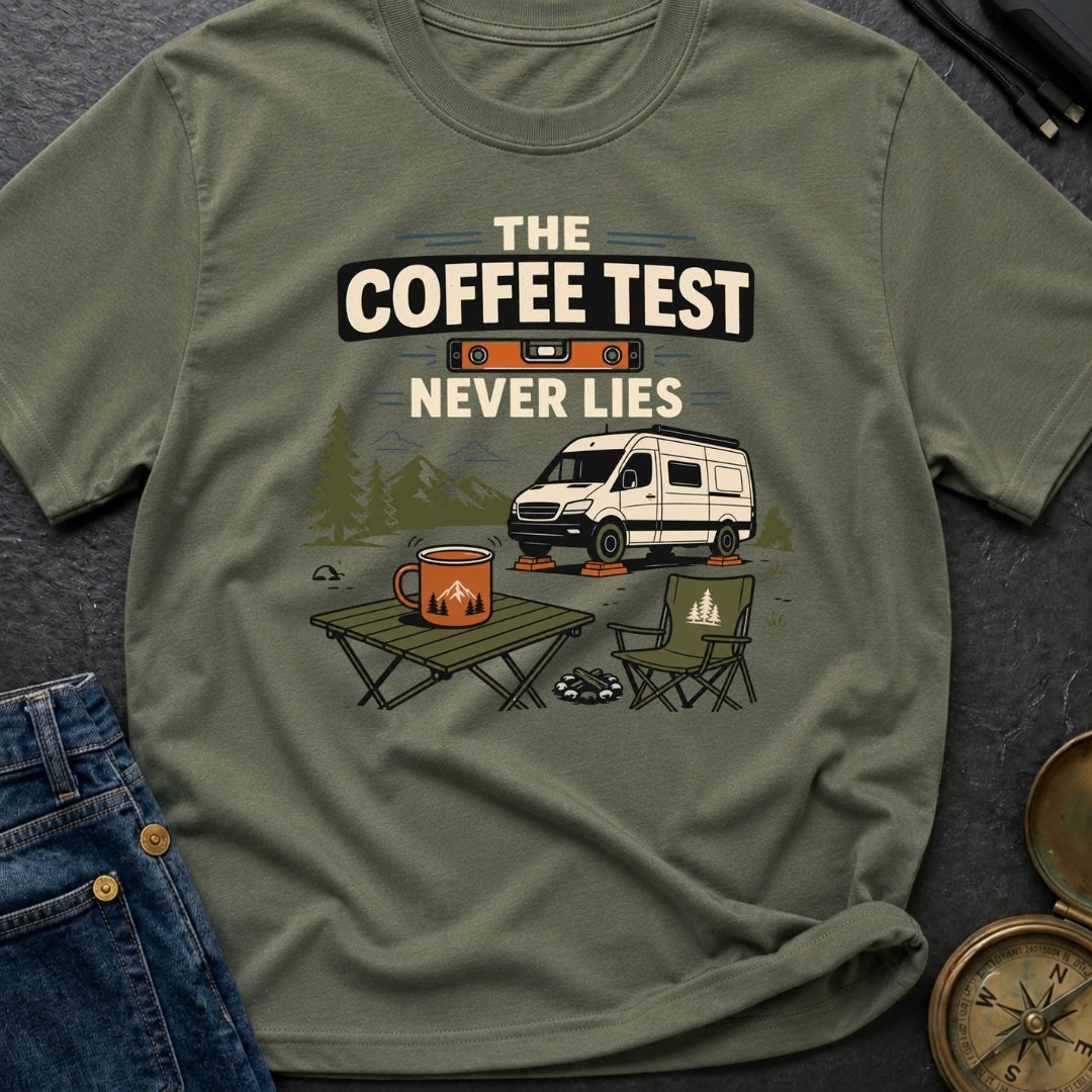 The Coffee Never Lies - T-Shirt