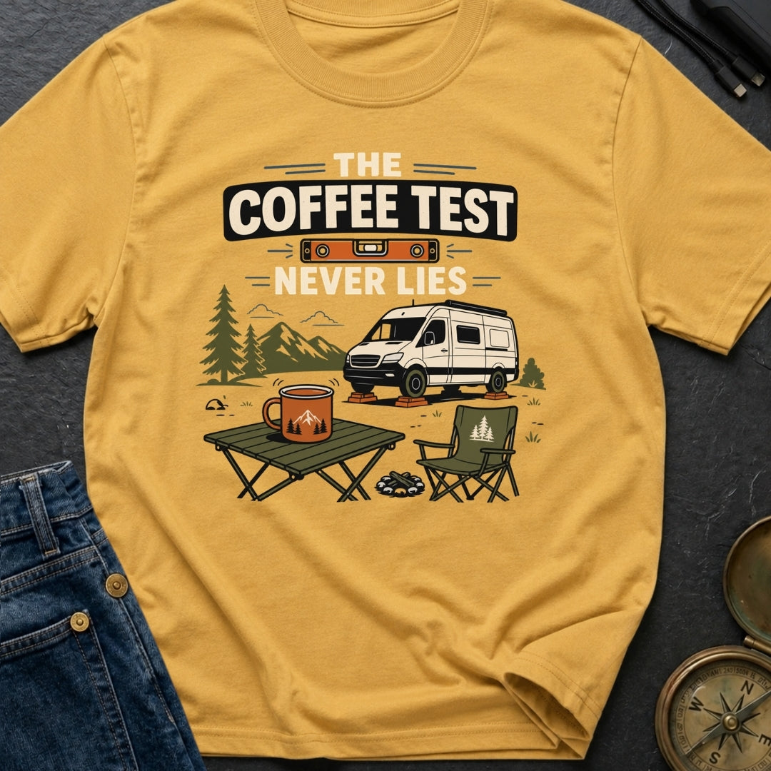 The Coffee Never Lies - T-Shirt