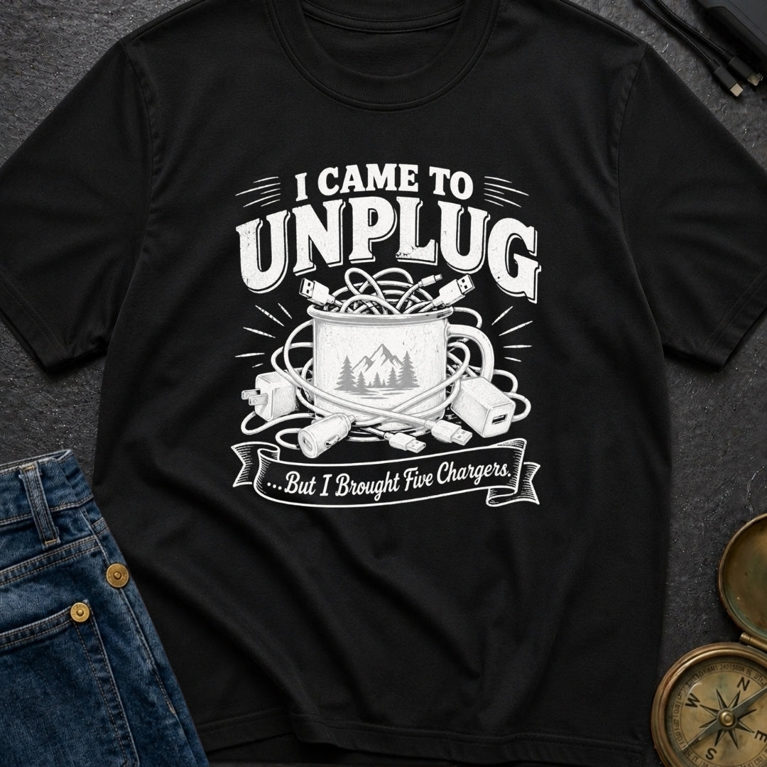 Unplugged But Wired - T-Shirt