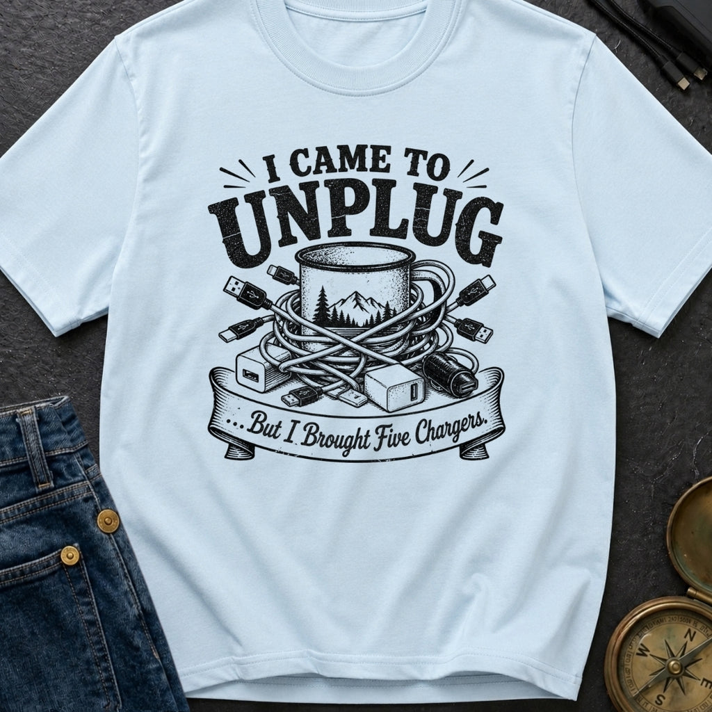 Unplugged But Wired - T-Shirt