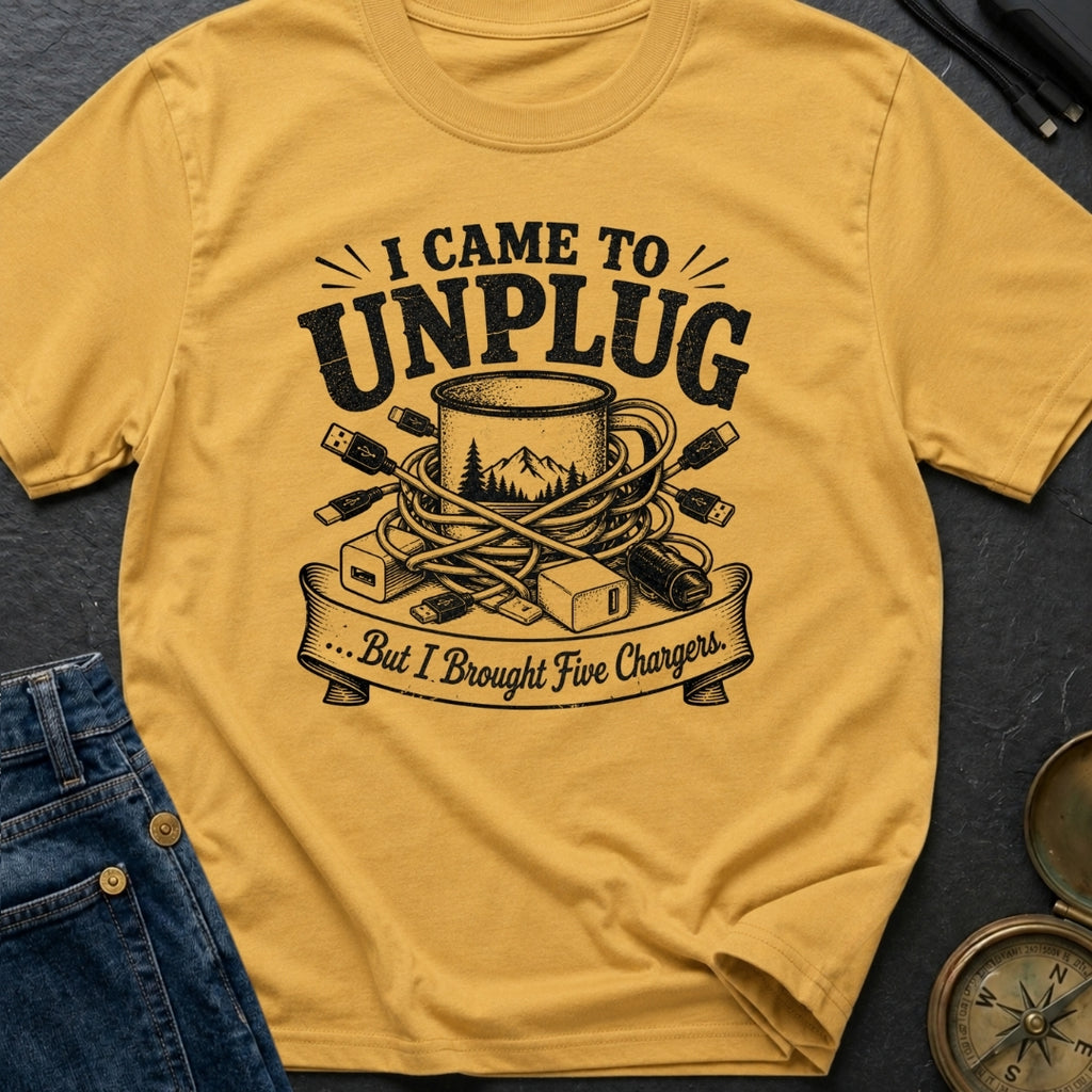 Unplugged But Wired - T-Shirt