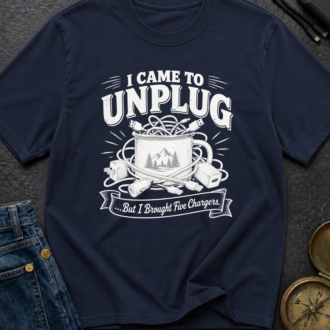 Unplugged But Wired - T-Shirt
