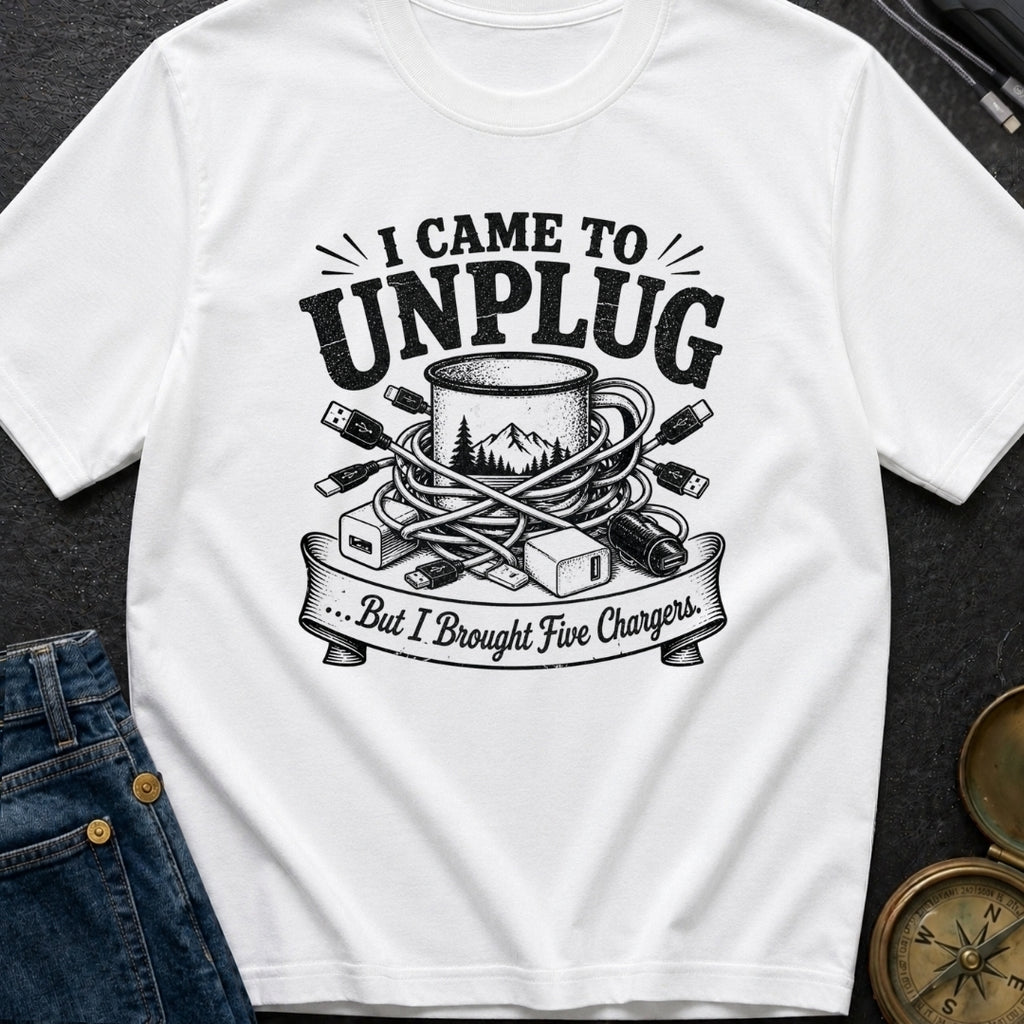 Unplugged But Wired - T-Shirt