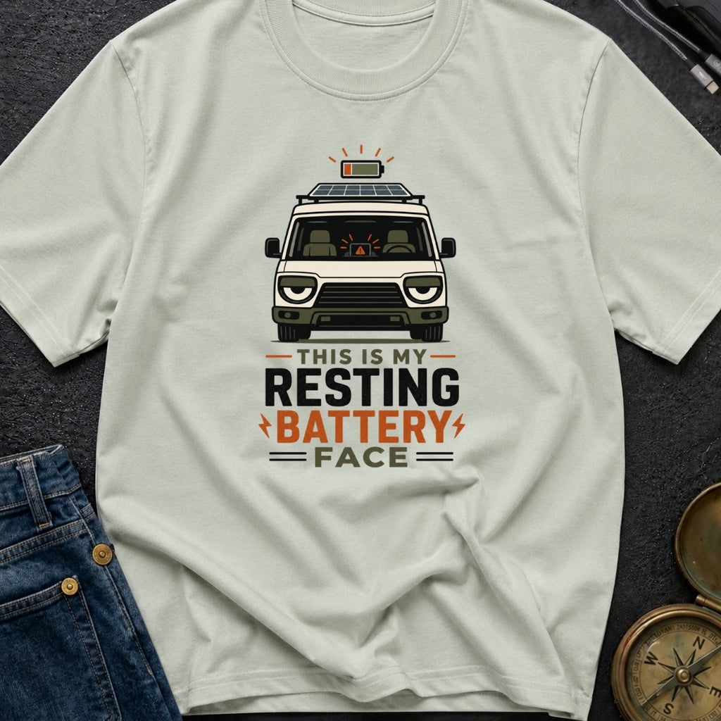 Resting Battery Face - T-Shirt
