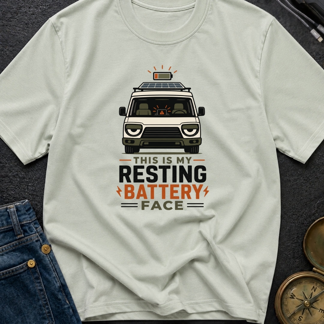 Resting Battery Face - T-Shirt