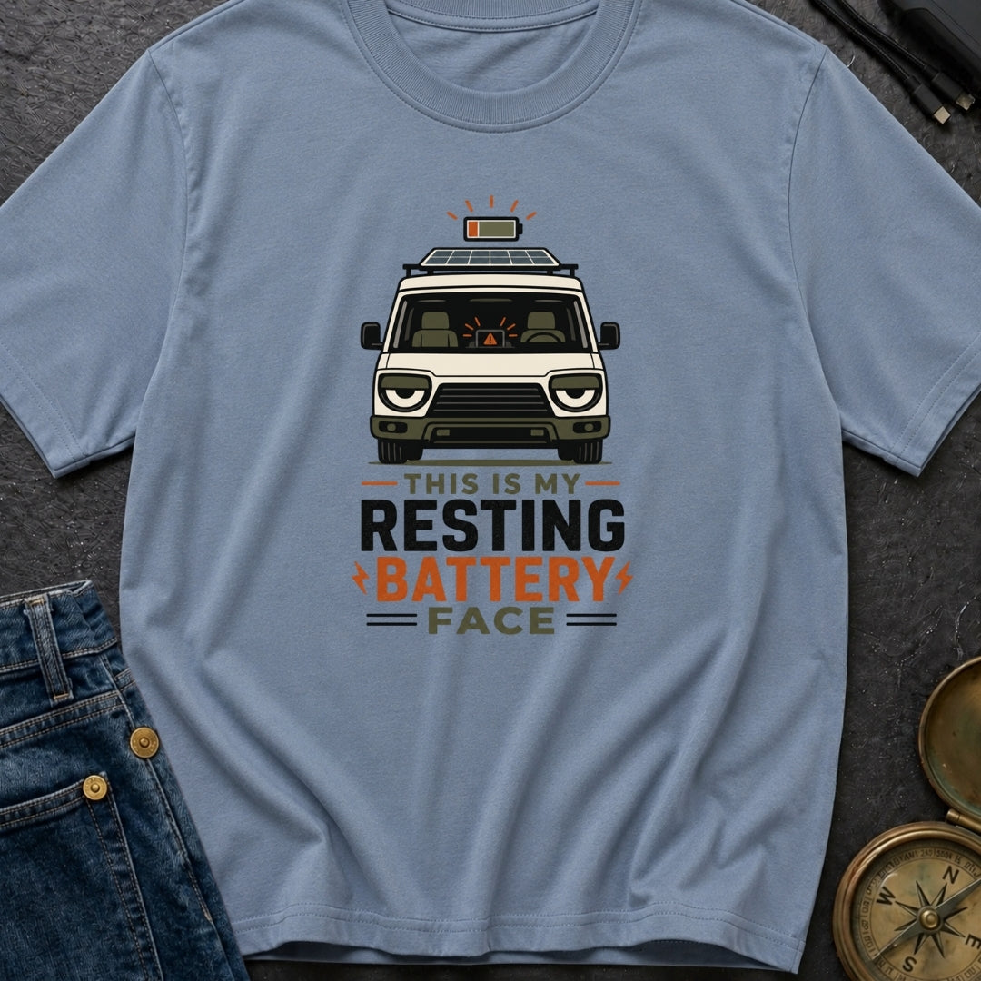 Resting Battery Face - T-Shirt