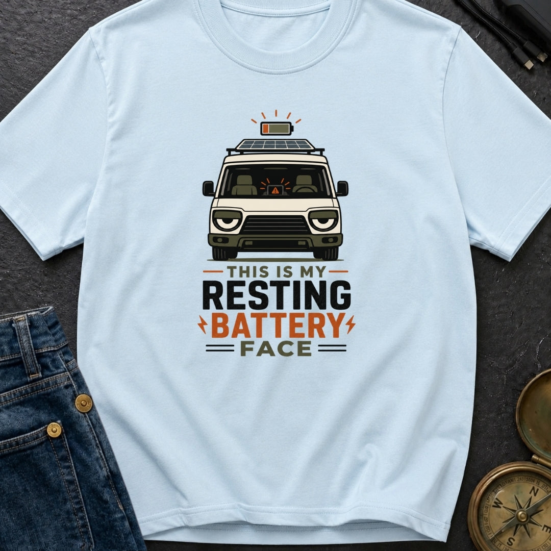 Resting Battery Face - T-Shirt