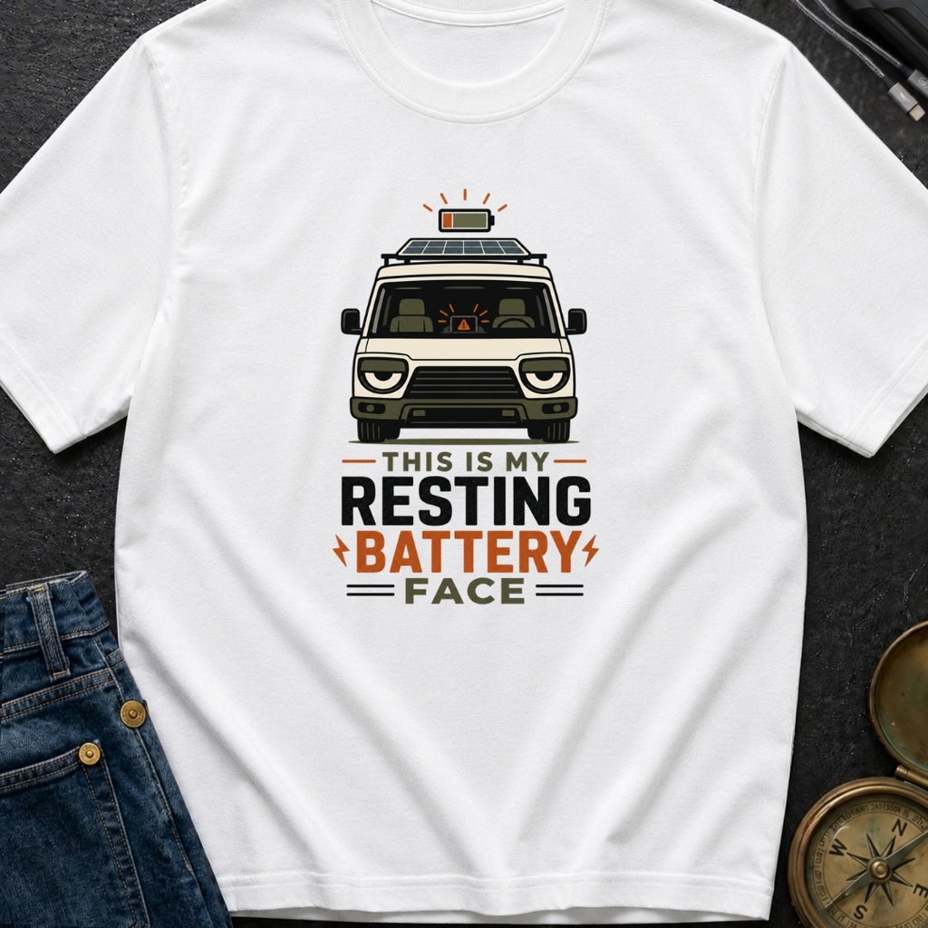 Resting Battery Face - T-Shirt
