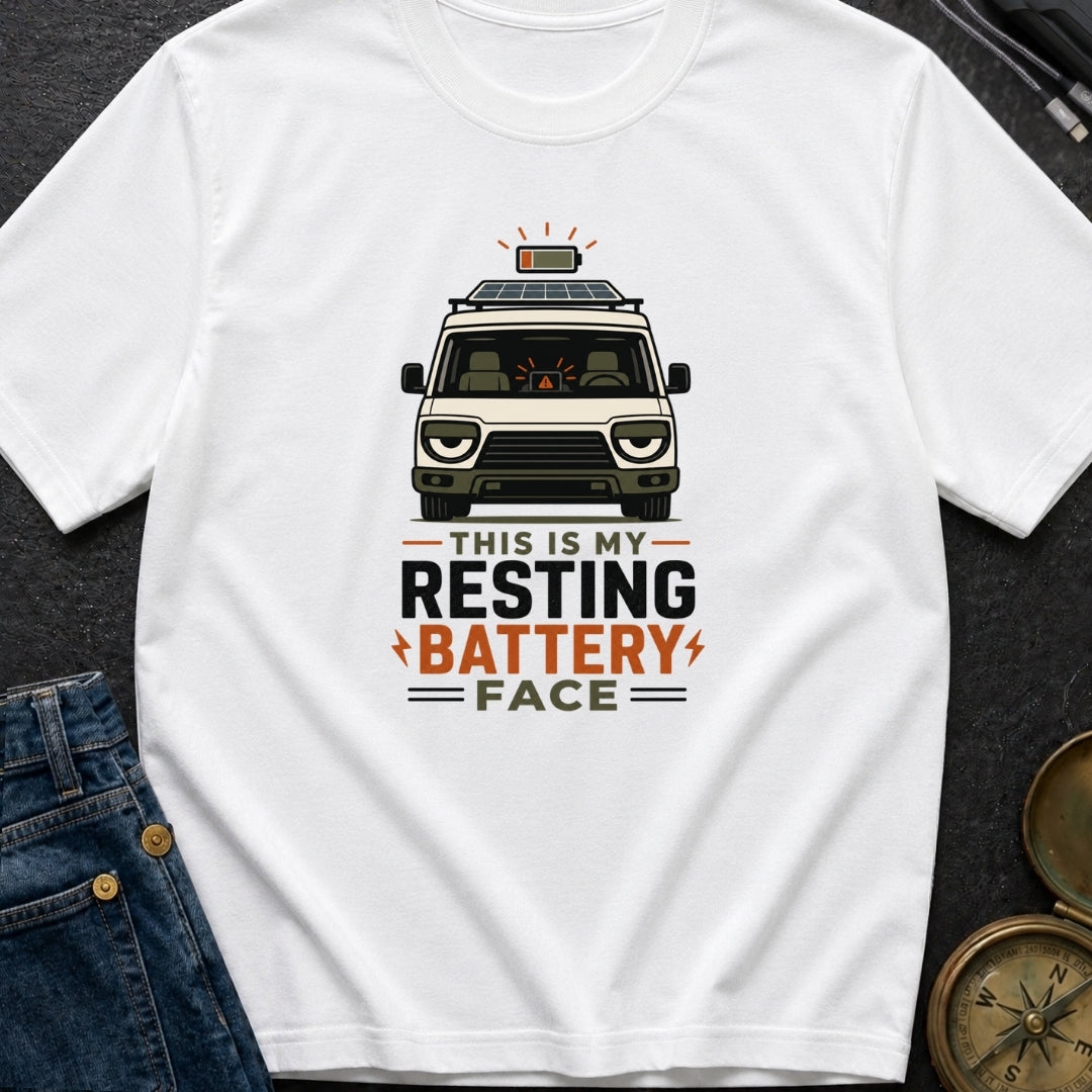 Resting Battery Face - T-Shirt