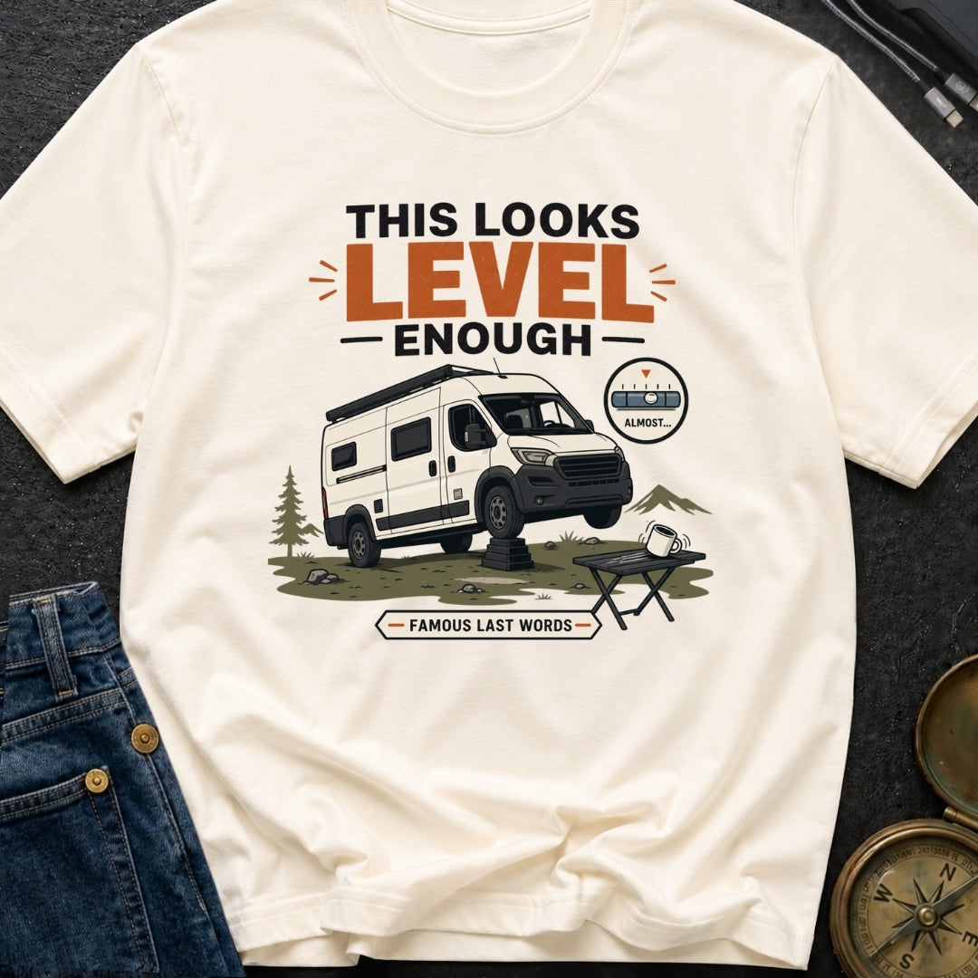 Leaning Tower Camper - T-Shirt
