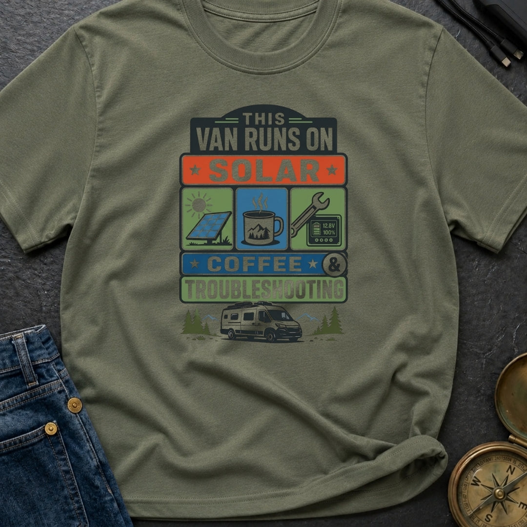 Solar Coffee And Chaos - T-Shirt