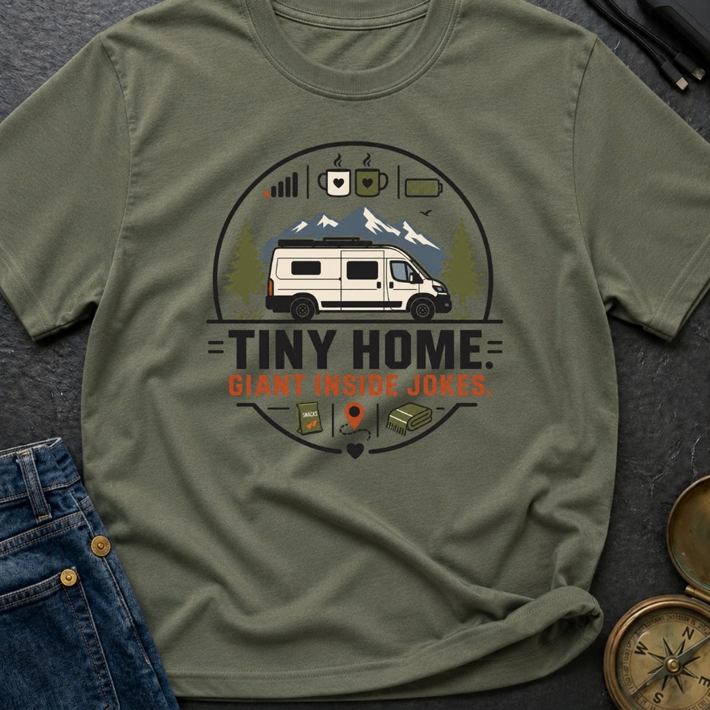 Tiny Home Inside Jokes - T-Shirt