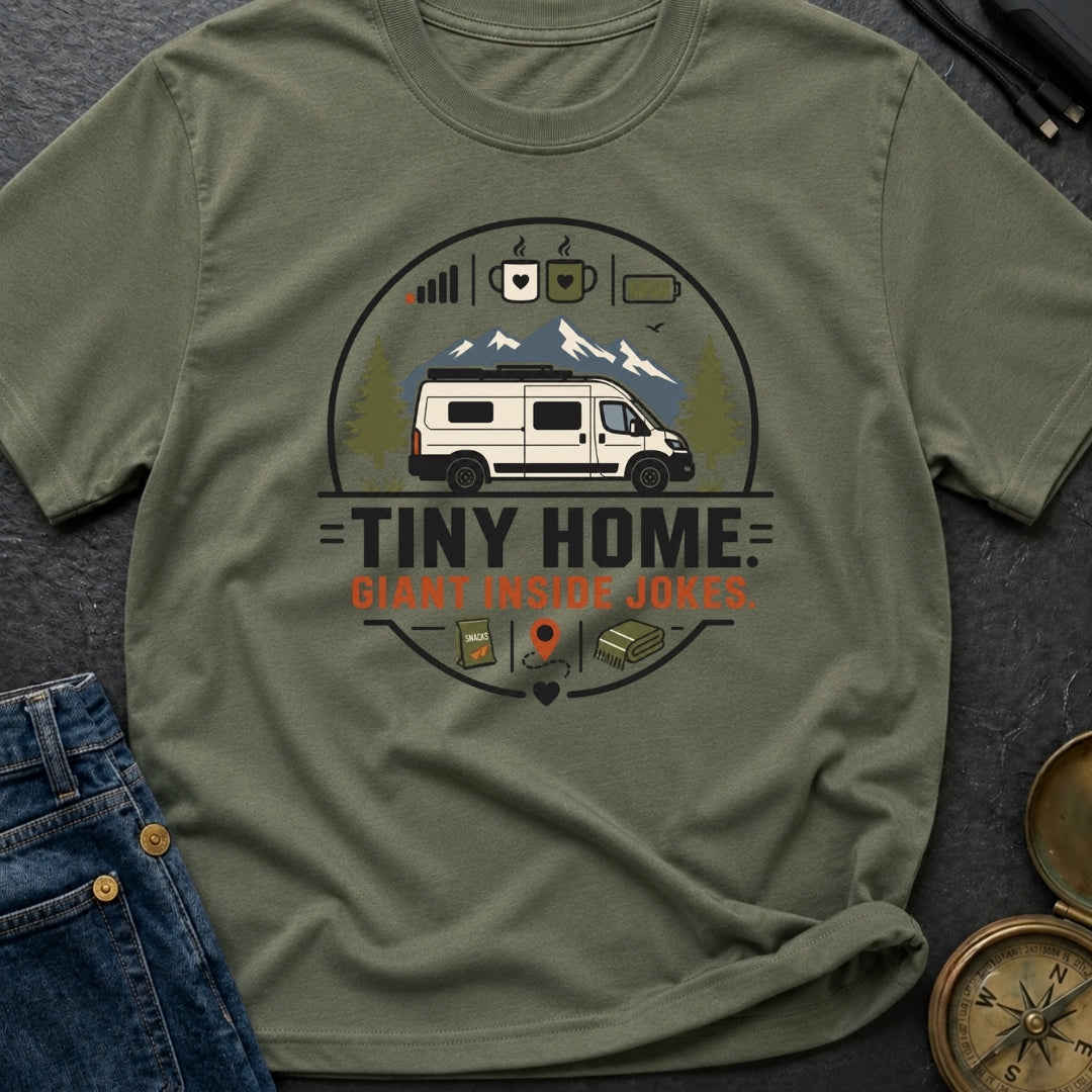 Tiny Home Inside Jokes - T-Shirt