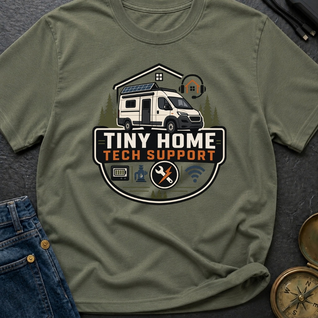 Tiny Home Tech Support - T-Shirt