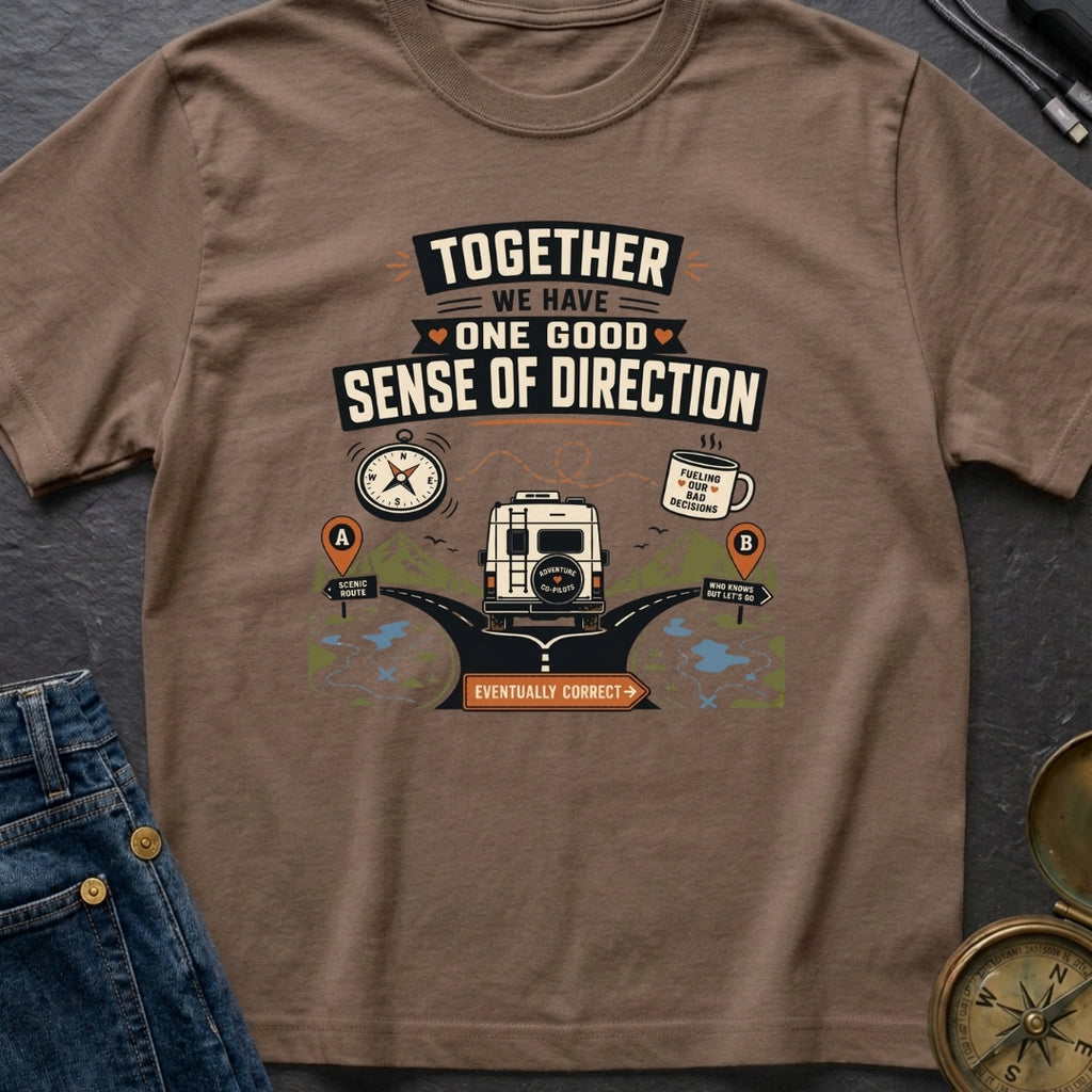 One Sense Of Direction - T-Shirt