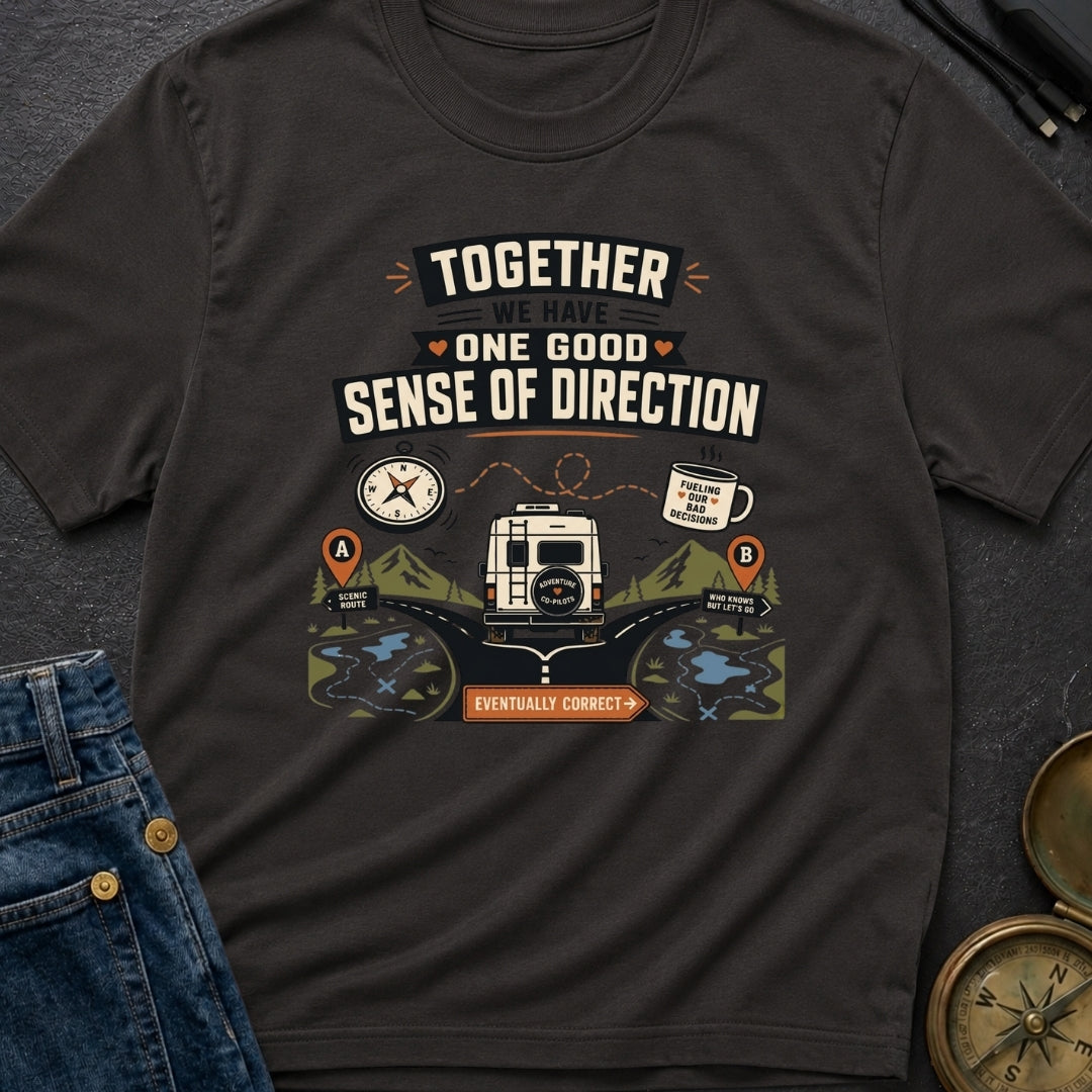 One Sense Of Direction - T-Shirt
